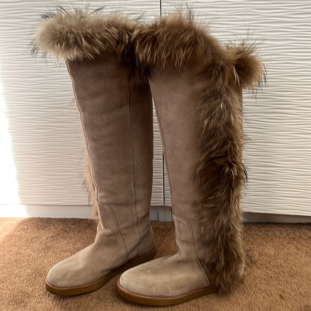 KOOLABURRA Sasha II suede/fur boots